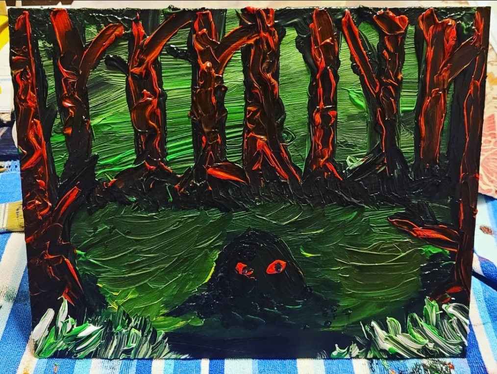 Swamp Thing Painting